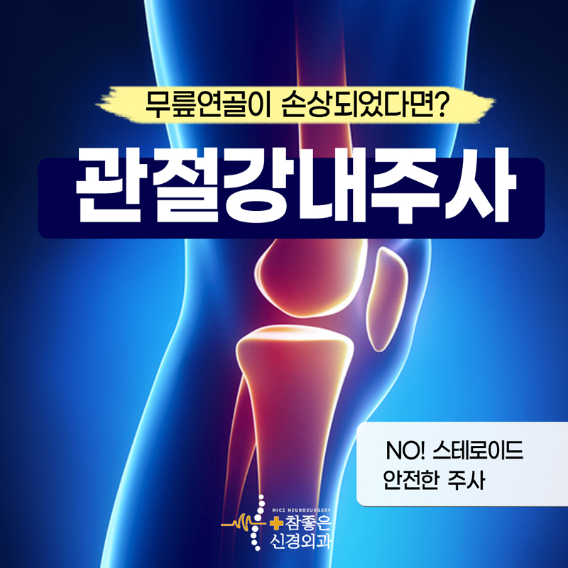 수영구 관절통증치료 무릎연골이 손상되었다면?